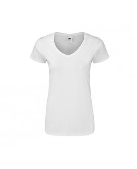 Camiseta Mujer Blanca Iconic V-Neck - Imagen 1